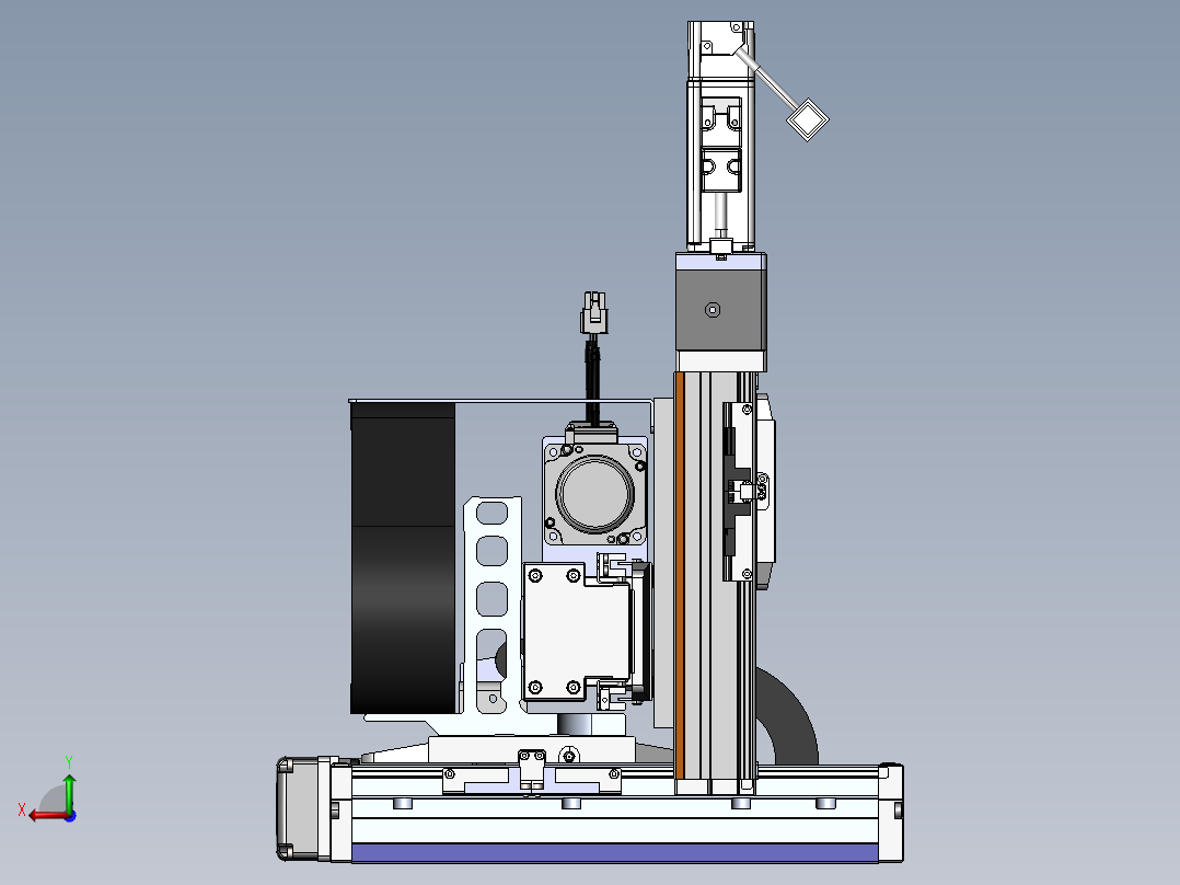 内嵌直交机械手XYG系列XYG432-A3后视图