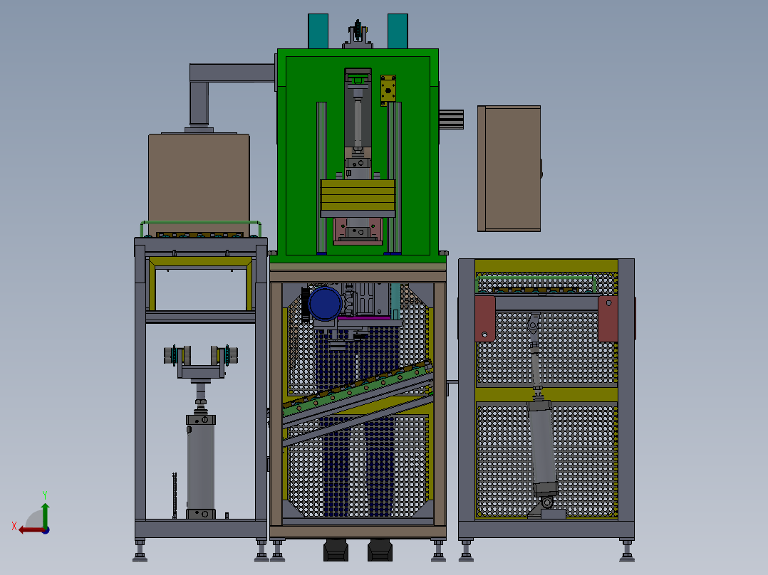 螺丝拧紧机后视图