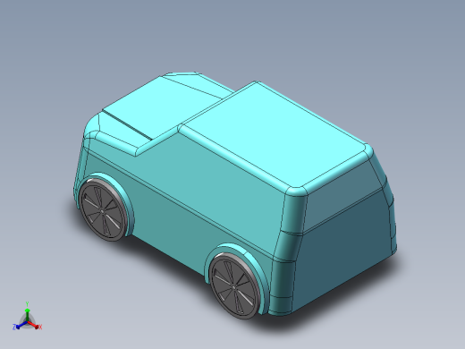 sw汽车模型正等轴测缩略图