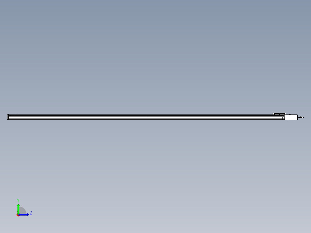 威洛博LB.GB同步带传动--欧规系列LB6A-L65-S3250-BR左视图