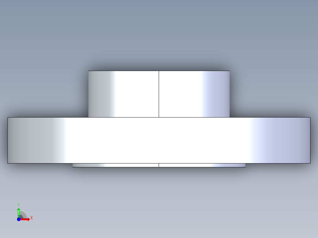 聚氯乙烯配件26-Sch80_Flange Vanstone_SOC_854-015_1.5in前视图