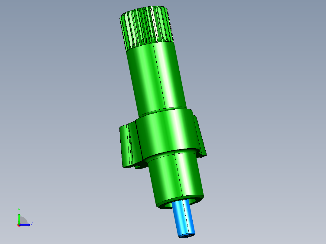 循环球式转向器总成设计CATIA三维图左视图