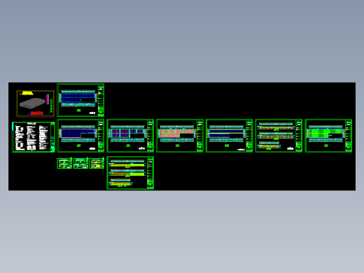 湖北恩思钢结构厂房工程CAD