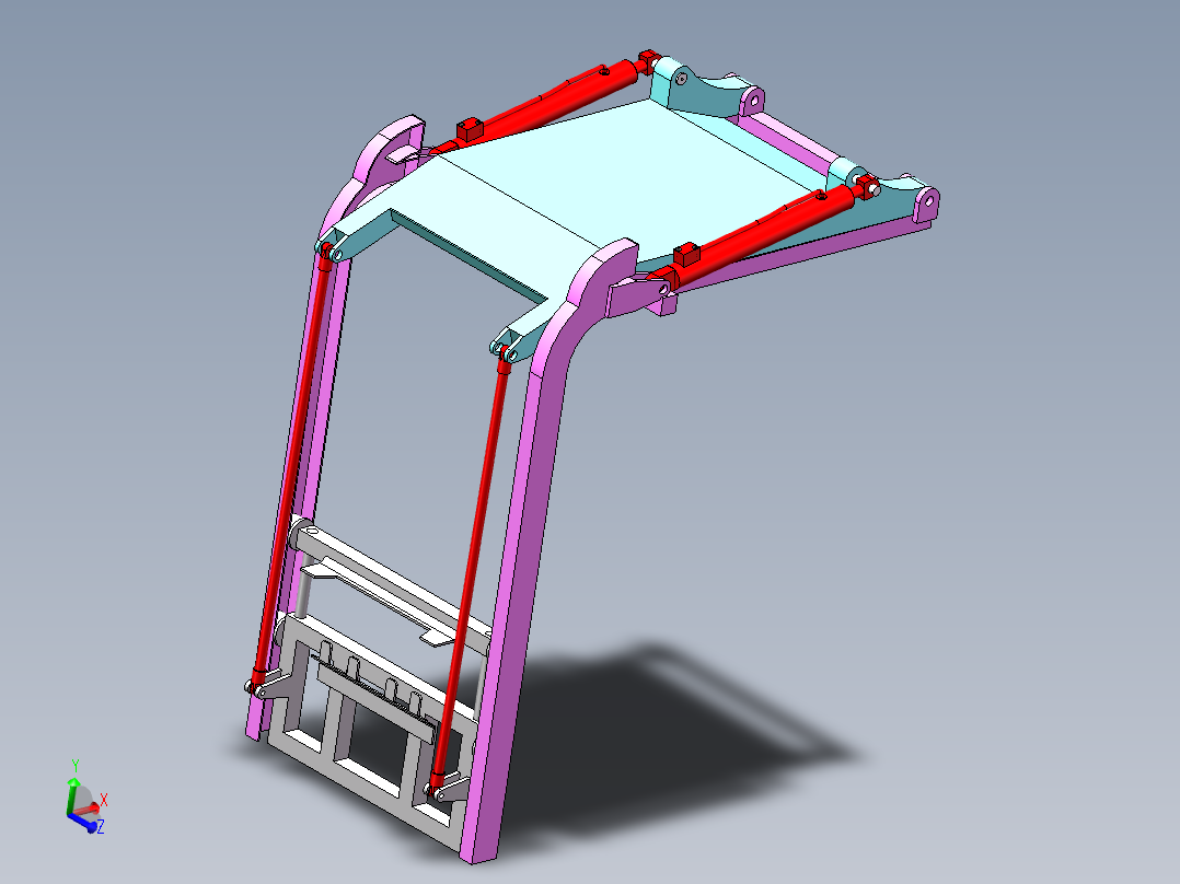 环卫用挂桶机构=355986=80