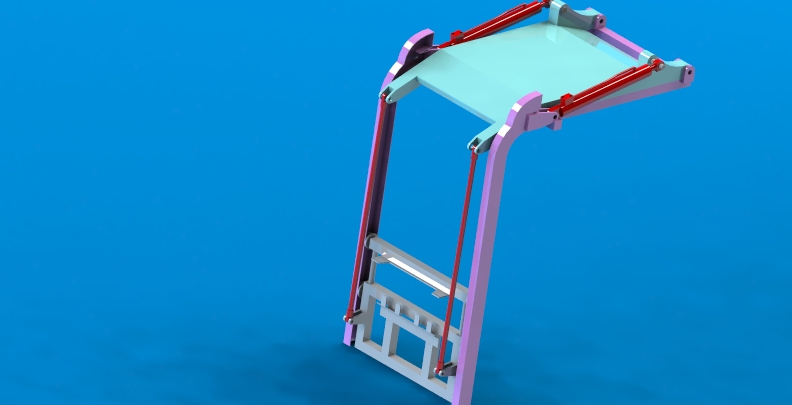 环卫用挂桶机构=355986=80