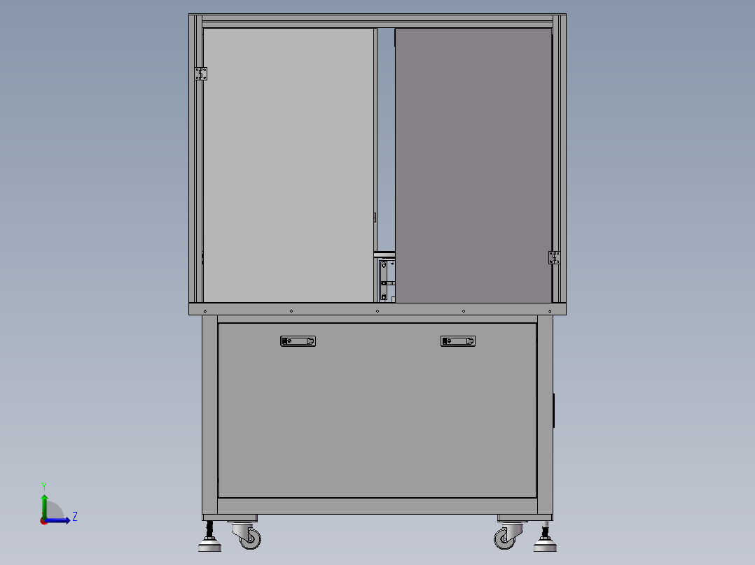 转盘式自动锁螺丝机左视图