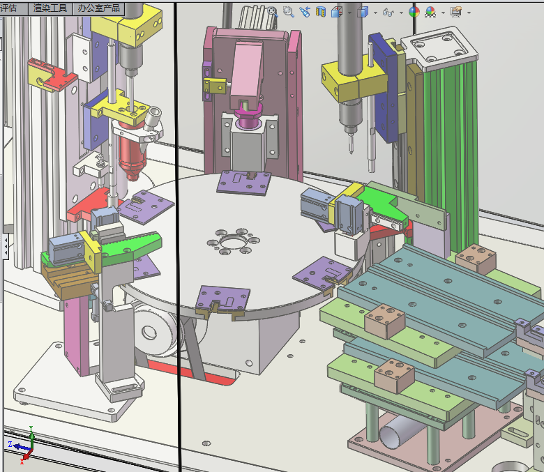 转盘式自动锁螺丝机