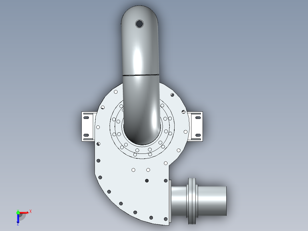 水力旋流器俯视图