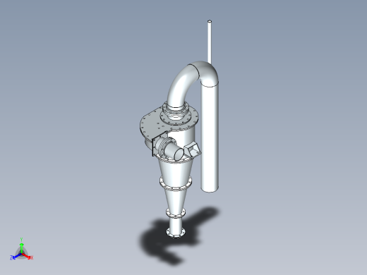 水力旋流器正等轴测缩略图