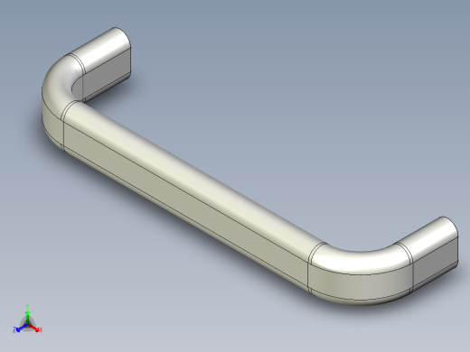 取手(不銹鋼)EF(B)-3D多系列多零件图纸模型
