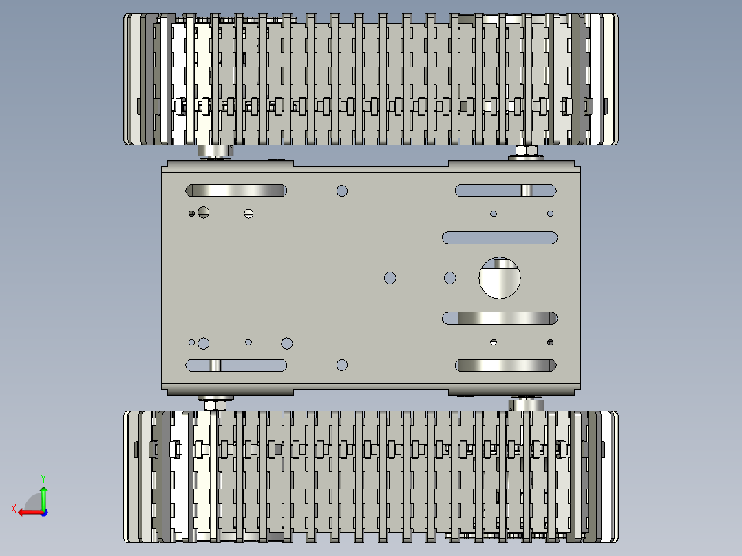 chassis-gladiator履带底盘后视图