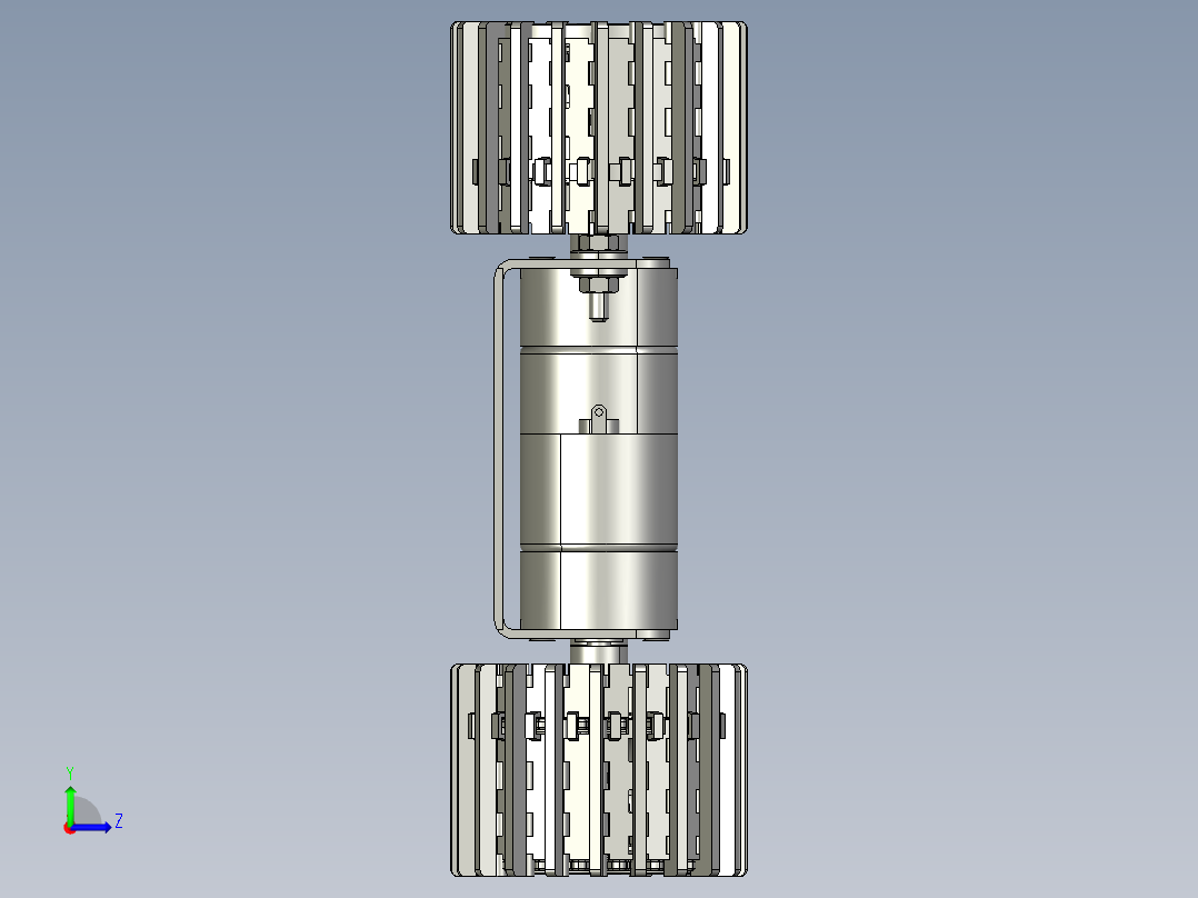 chassis-gladiator履带底盘左视图
