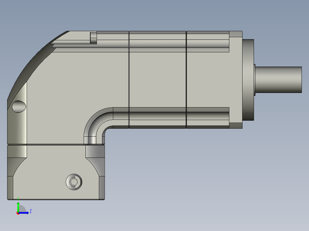 斜齿ZPGH060-L2 11-50-70-M4.STEP左视图