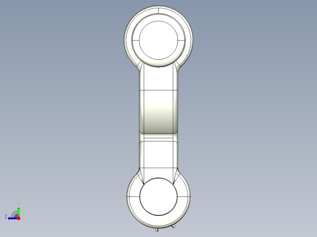 紧固件-STEP 0.7500 Double Shackle 0.5000右视图