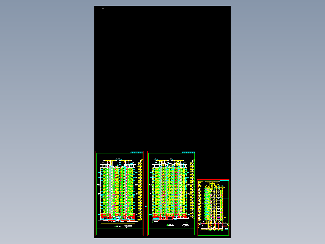 高层建筑立面建施