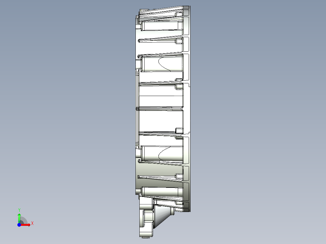 飞轮壳零部件（上汽）前视图
