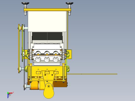 杏子去核分切机ug12俯视缩略图