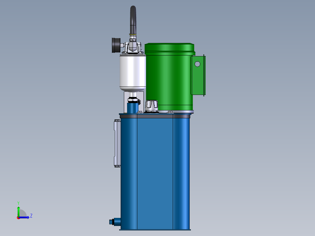 Continental Hydraulics-613089液压元件左视图