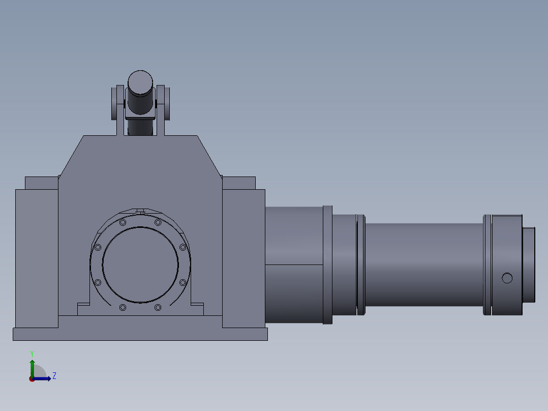 易拉罐压包机设计-SW三维模型+二维图纸+说明书左视图