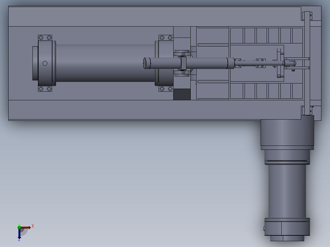 易拉罐压包机设计-SW三维模型+二维图纸+说明书俯视图