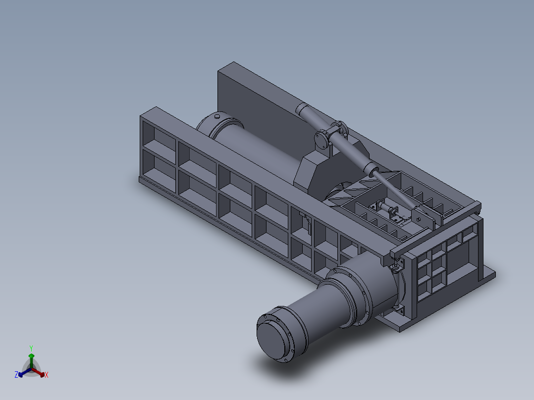 易拉罐压包机设计-SW三维模型+二维图纸+说明书正等轴测图