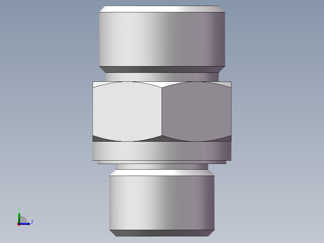 英制管螺纹ED密封、1DB-20-06WD左视图
