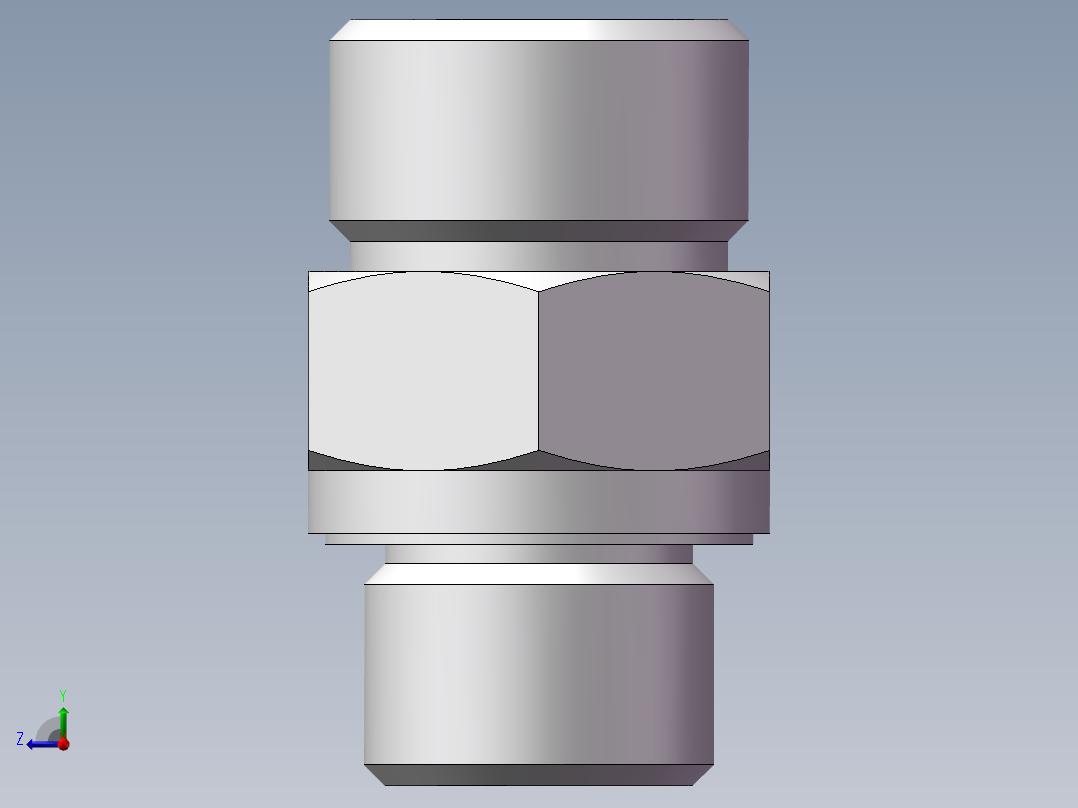 英制管螺纹ED密封、1DB-20-06WD右视图