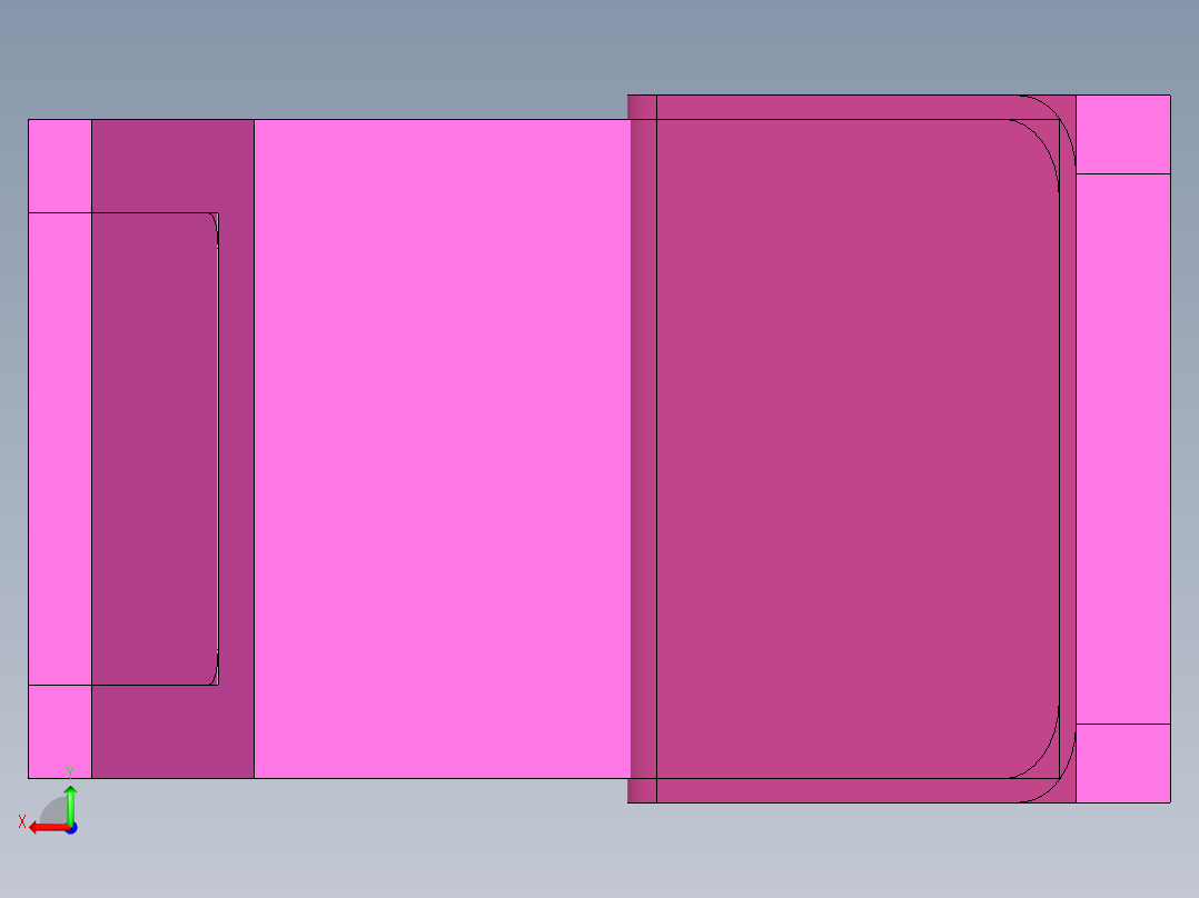 椅子设计后视图