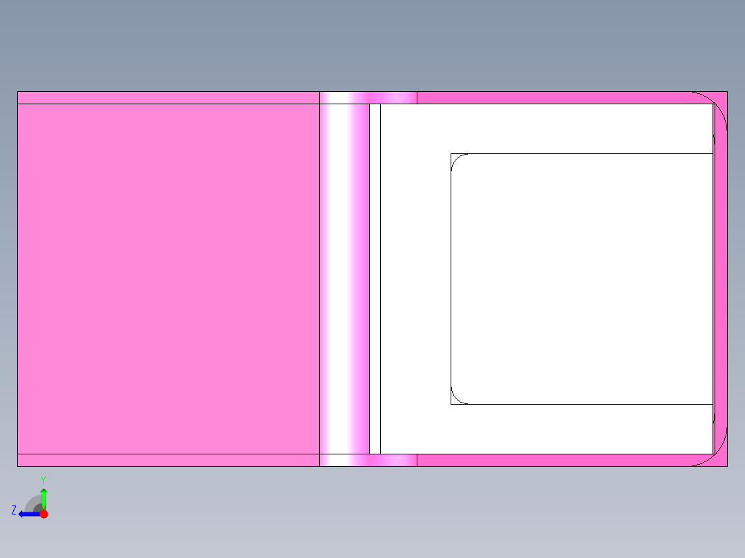 椅子设计右视图