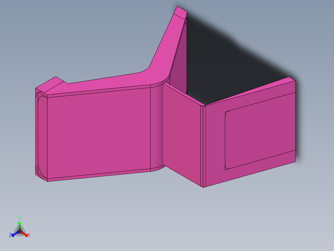 椅子设计正等轴测图
