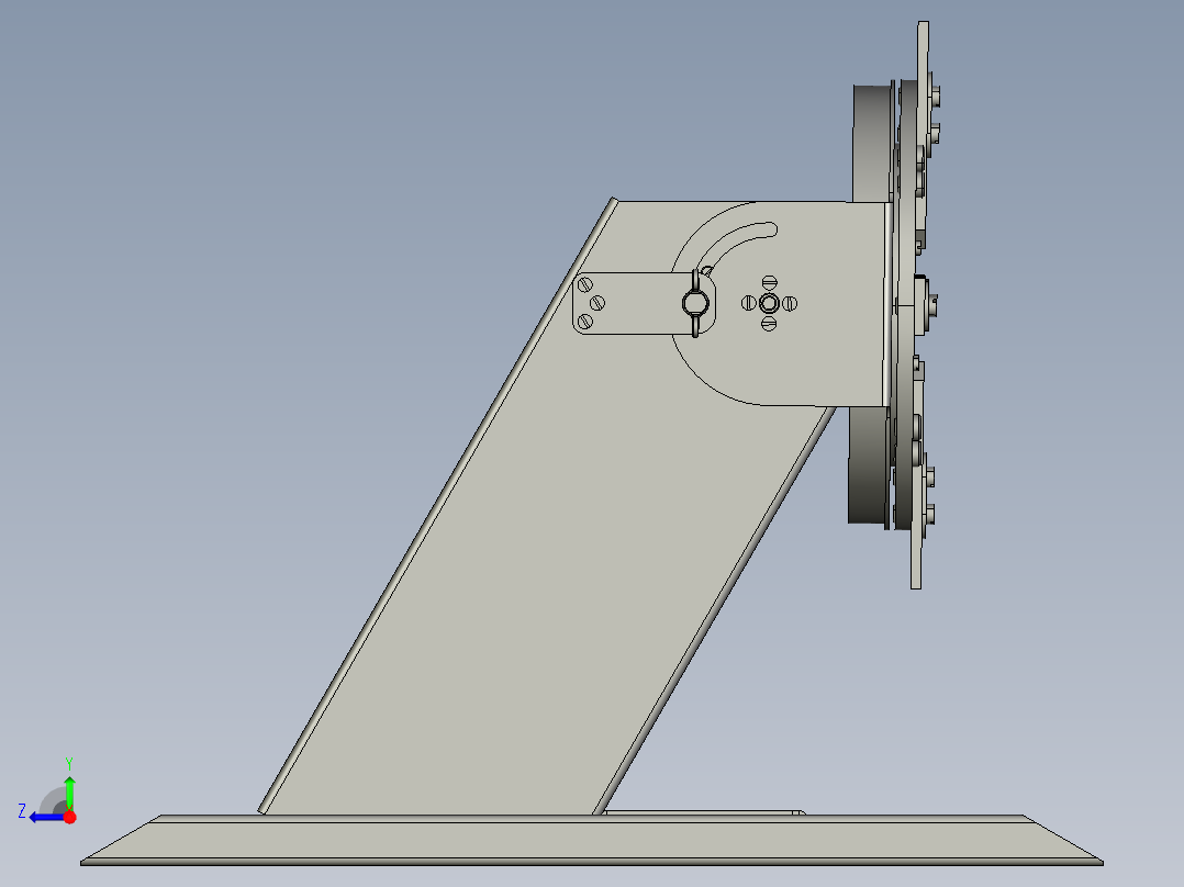 B3003551-轨道焊接工具右视图
