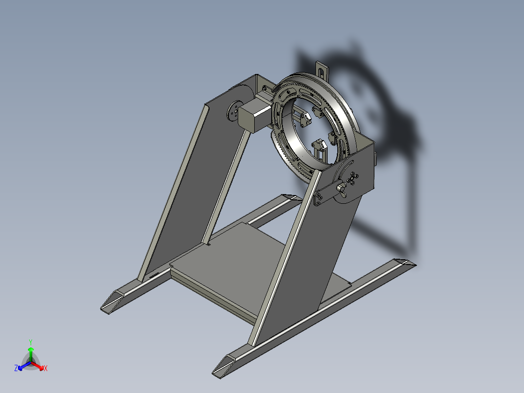 B3003551-轨道焊接工具正等轴测图