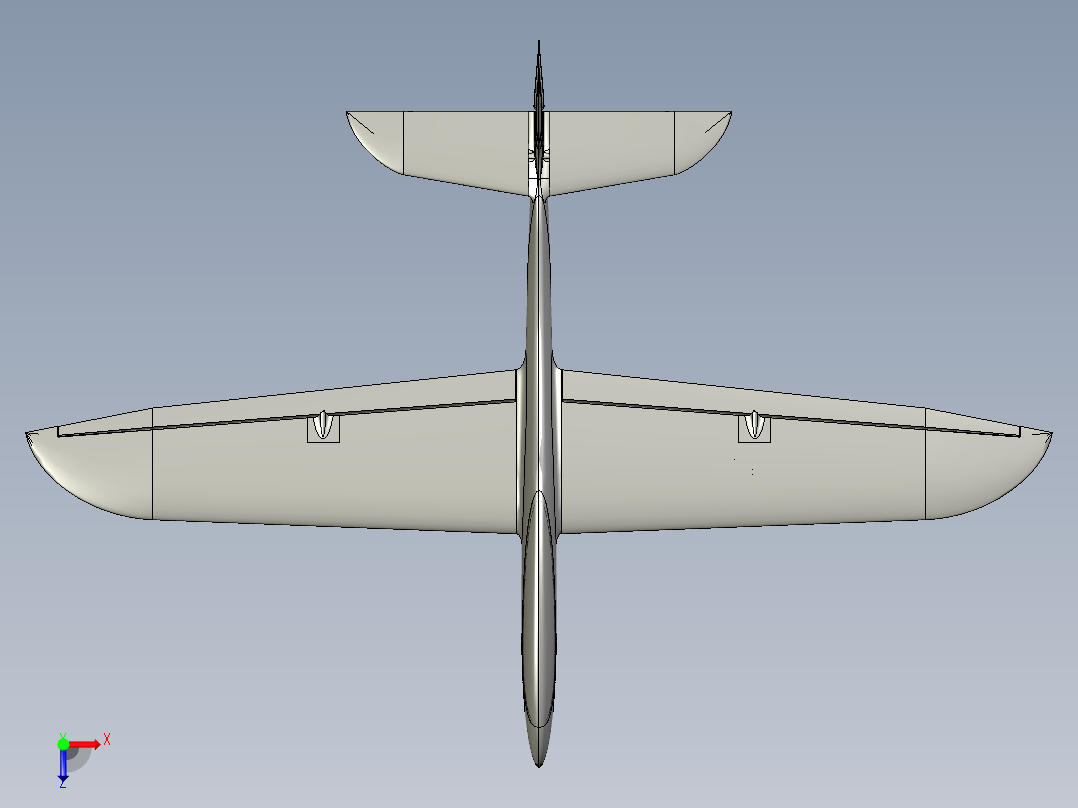 B2004166-超静音坡道提升器俯视图