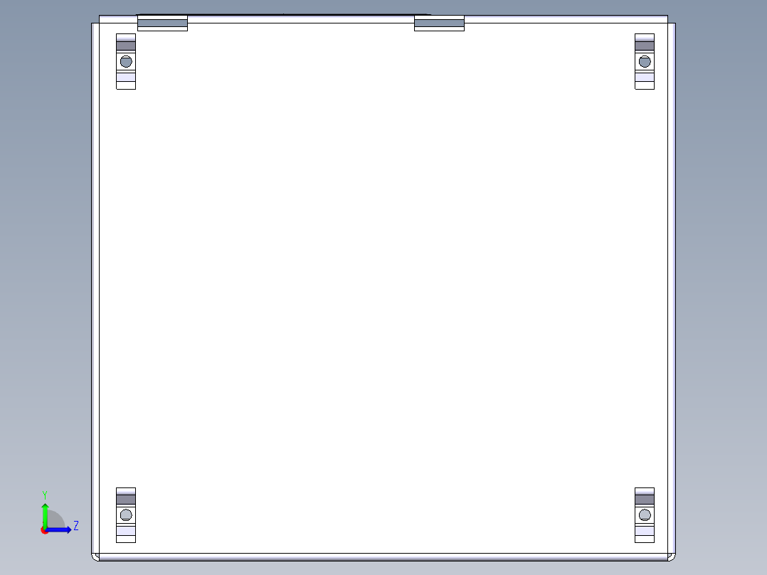 电源箱机箱82左视图