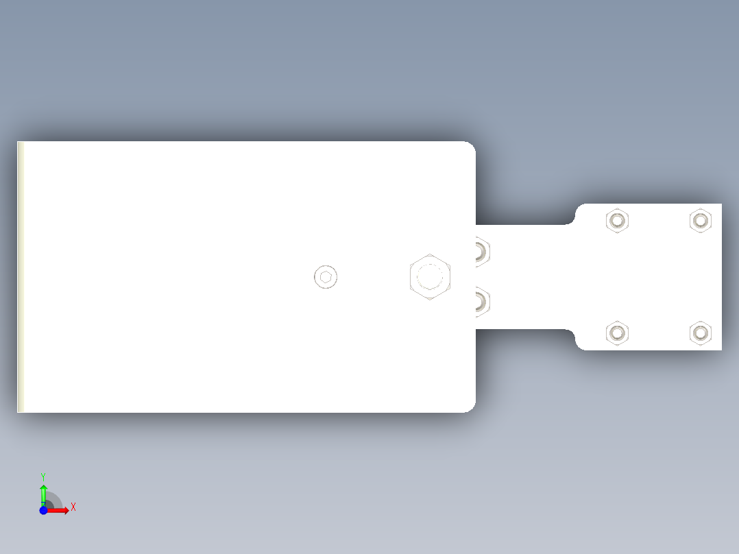 机械爪模型前视图