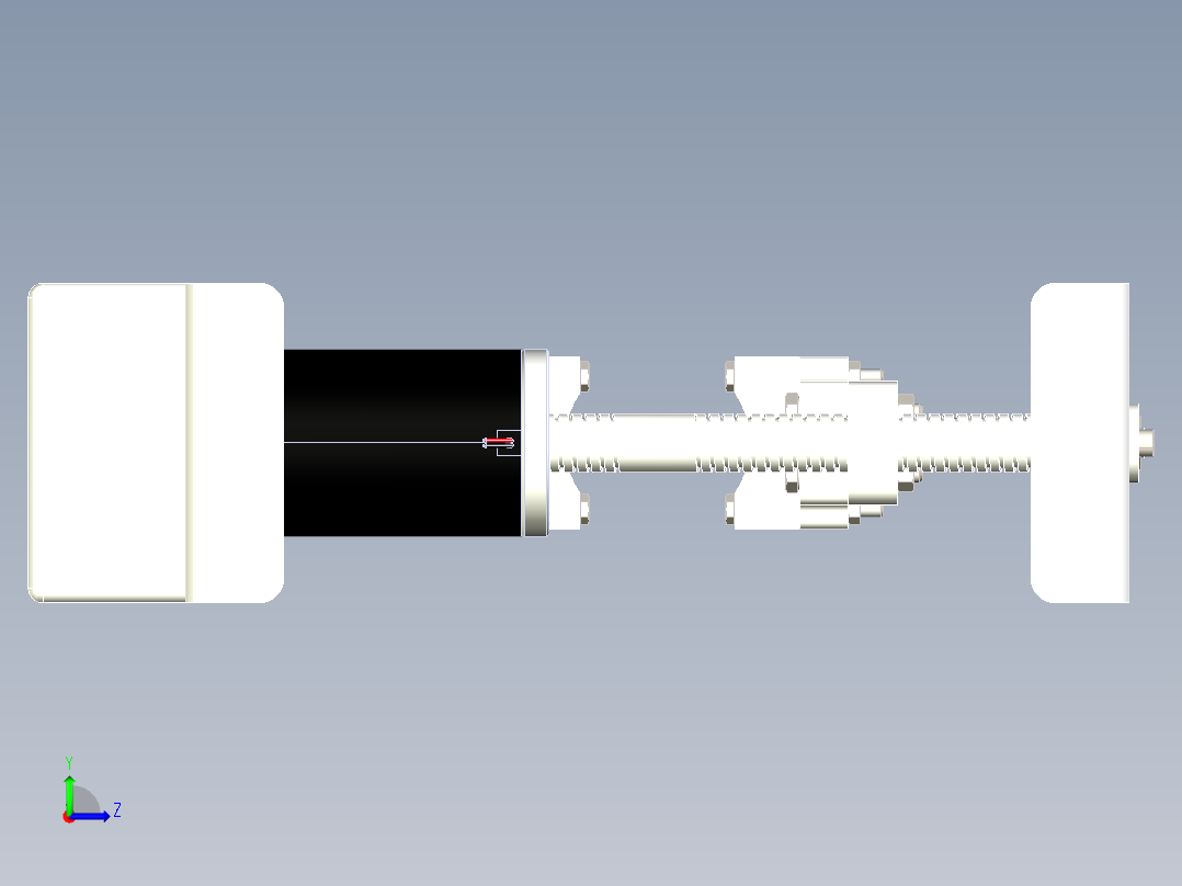 机械爪模型左视图