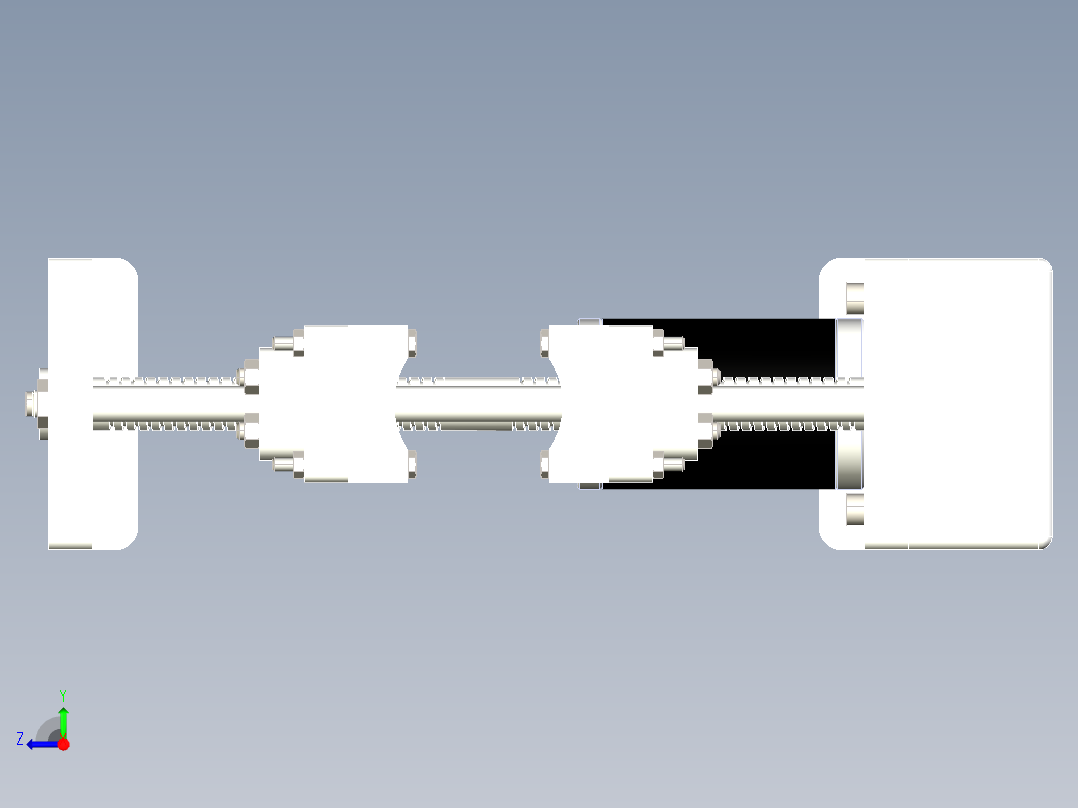 机械爪模型右视图