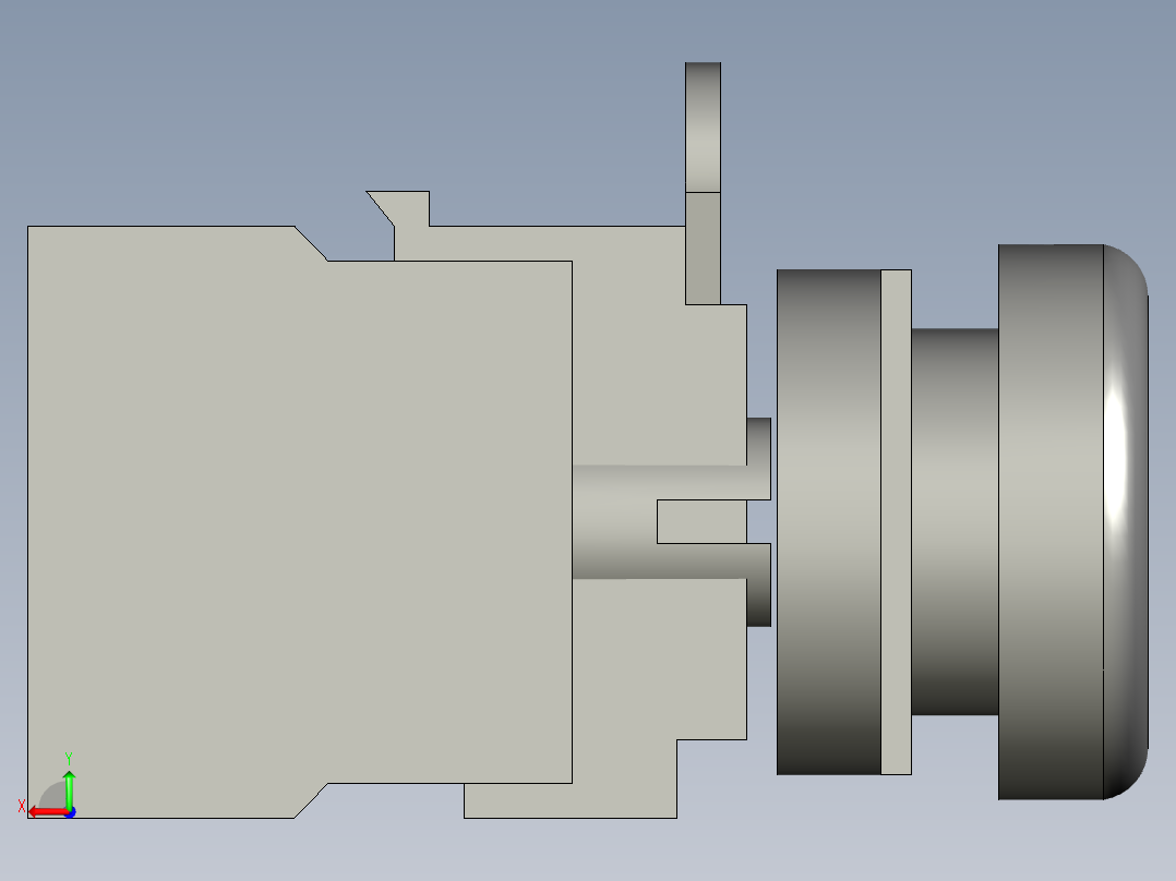 YW1L-MF2E11Q4G启动按扭24V绿品牌和泉后视图