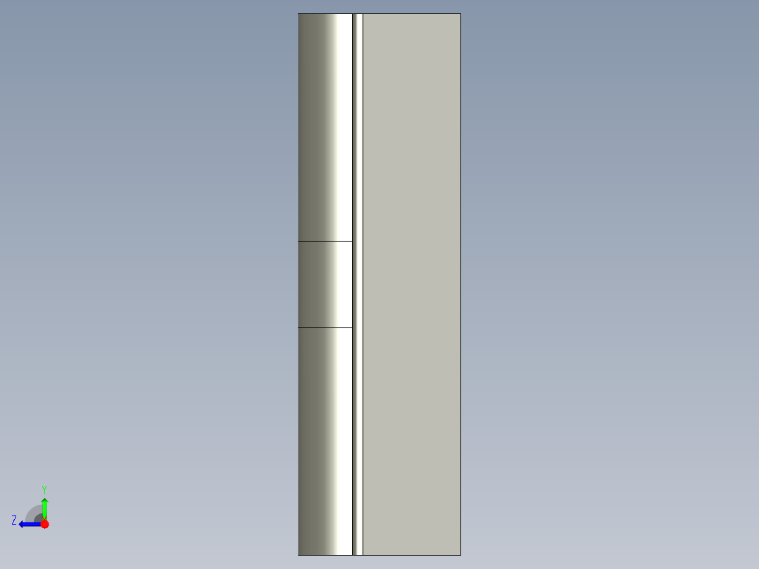 LXYC-BOSS合页(锌合金)右视图