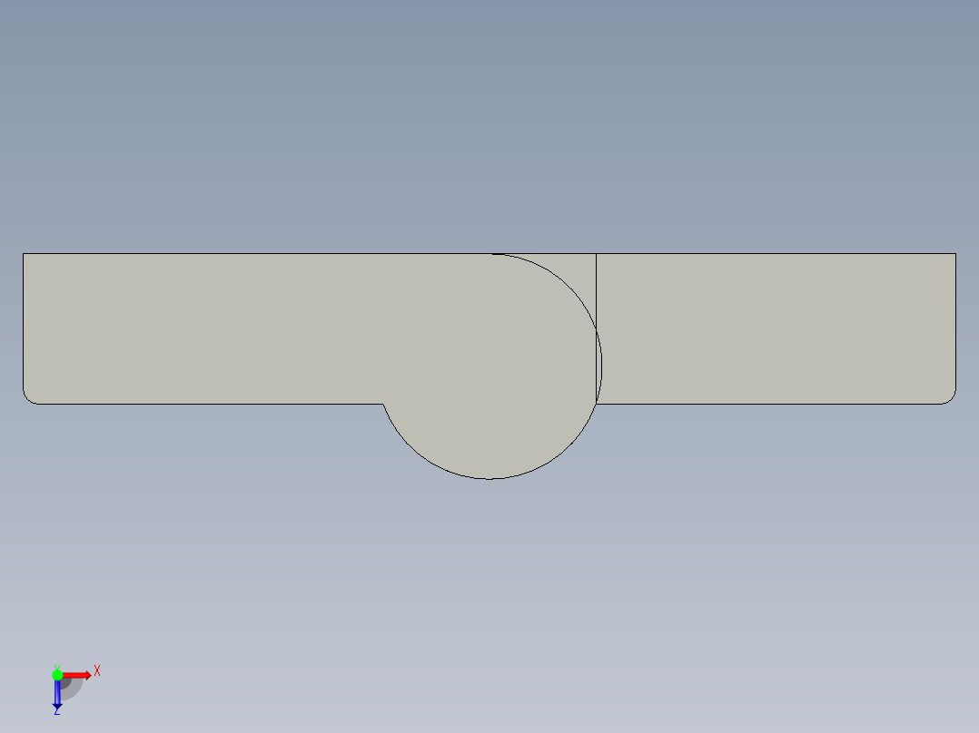 LXYC-BOSS合页(锌合金)俯视图