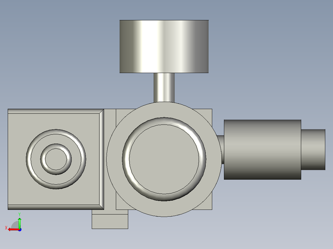 A20调压阀后视图