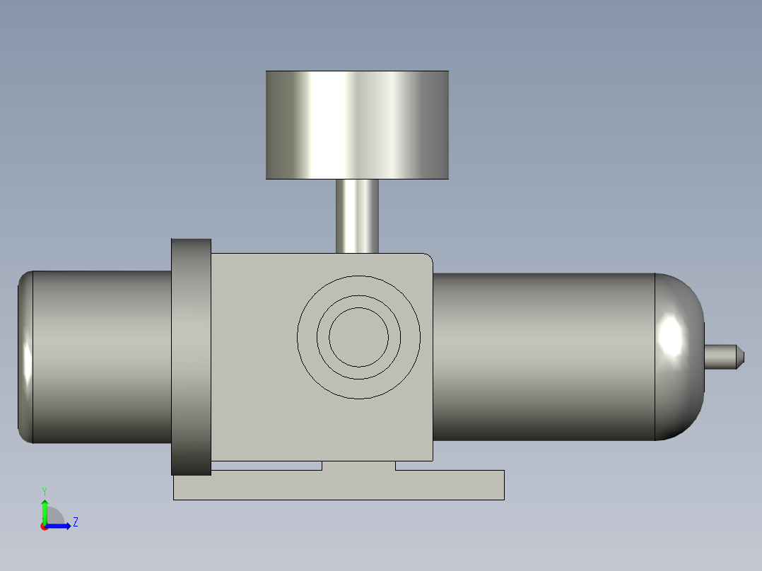 A20调压阀左视图