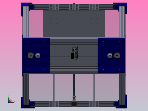 3d打印挤出机前视缩略图
