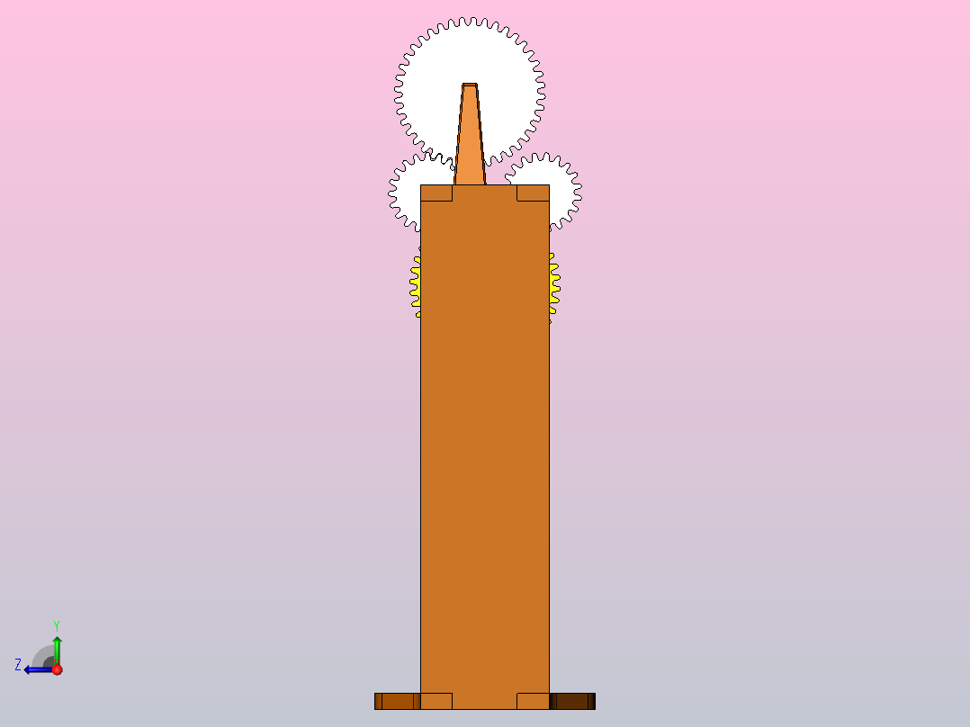 旋转框架右视图