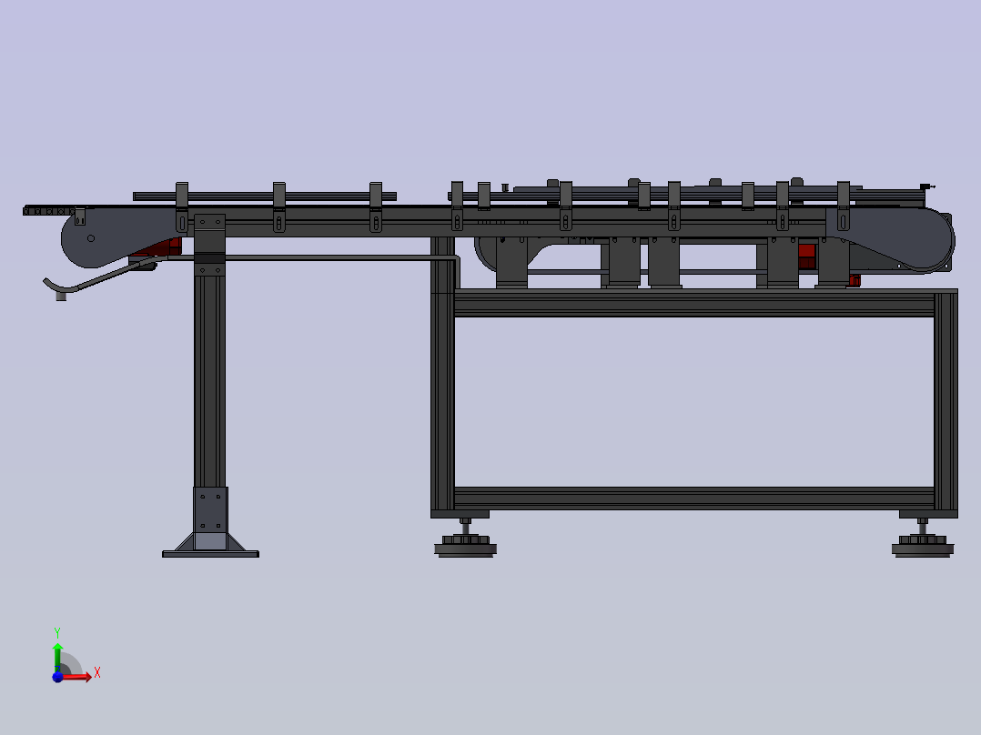 批量上料机前视图
