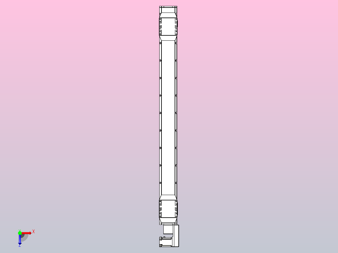 皮带直线轴双滑块型TPA-GCBS-150-P80-L650-QR-M75-N3俯视图