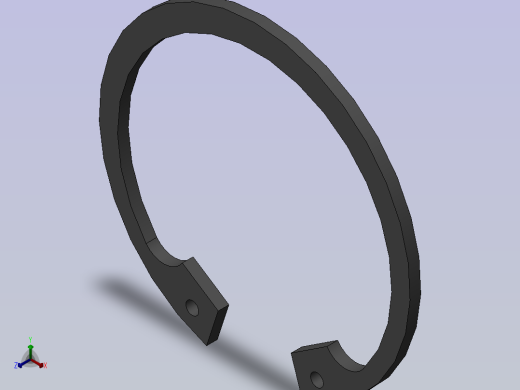 GB893．2-86孔用弹性挡圈B型68