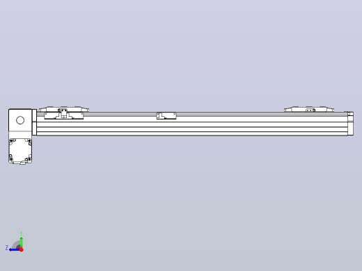 皮带直线轴双滑块型TPA-GCBS-80-P60-L250-LP-M20-N3右视缩略图