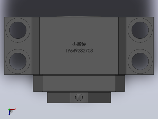 BK丝杆支撑座[BK40]俯视缩略图