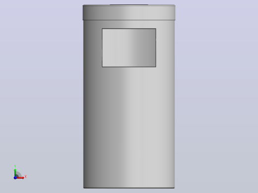 垃圾箱 垃圾处理设备trash-can-ashtray-1837-模型格式为 sw stp igs前视缩略图